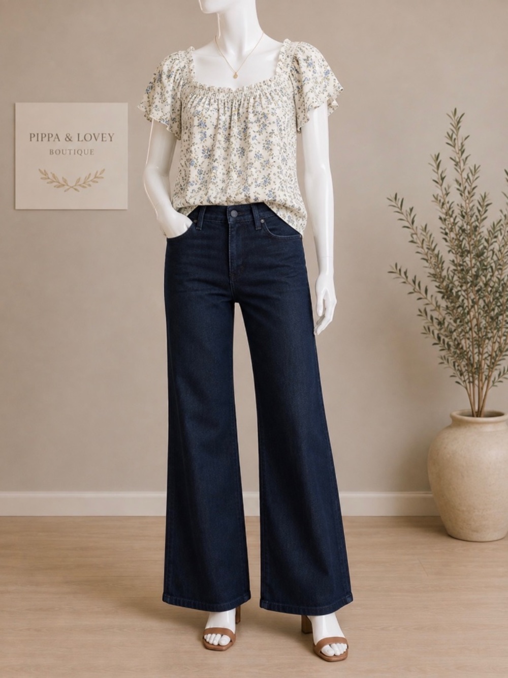 Joe’s Jeans Wide Leg Muse Dark Wash Jeans | Size 26
